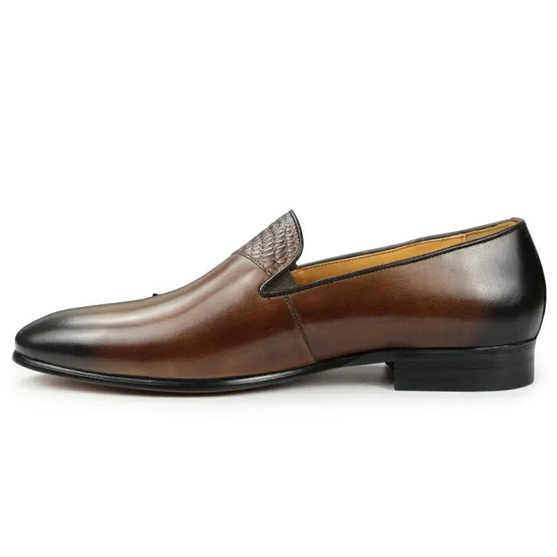 Bauluvio - Handgefertigte Leder-Dress Loafers