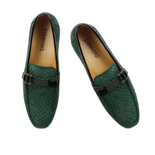 Bauluvio - Loafers aus Wildleder mit Metallschnalle