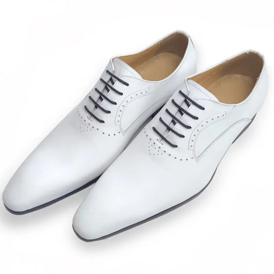 Bauluvio - Weiße Hochzeit Oxford Brogues