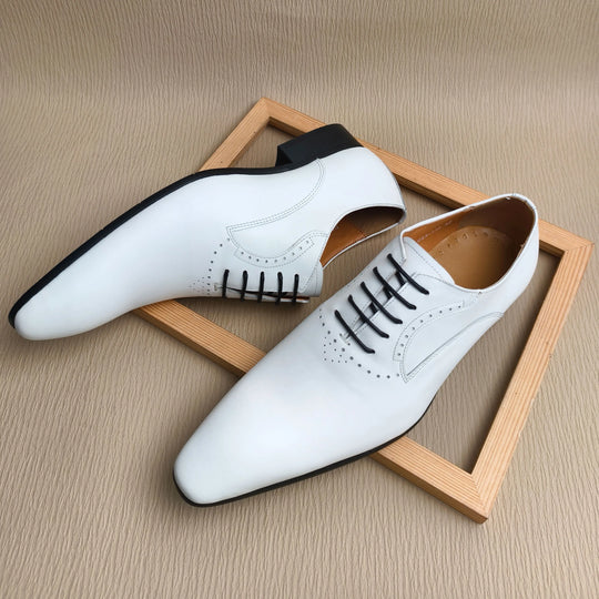 Bauluvio - Weiße Hochzeit Oxford Brogues