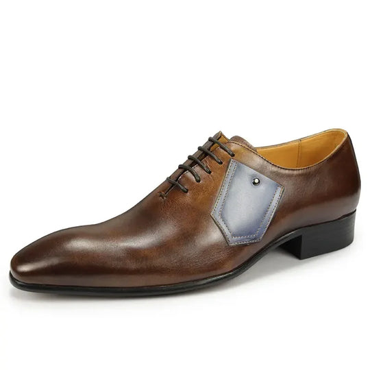 Bauluvio - Leder-Office-Oxford-Schuhe