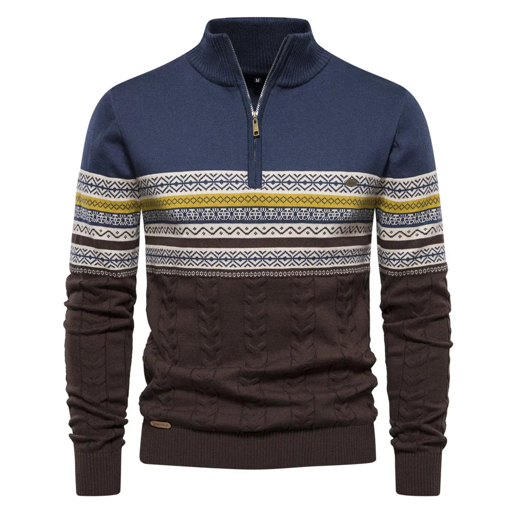 Bauluvio - Pullover mit Tribal-Print für Männer