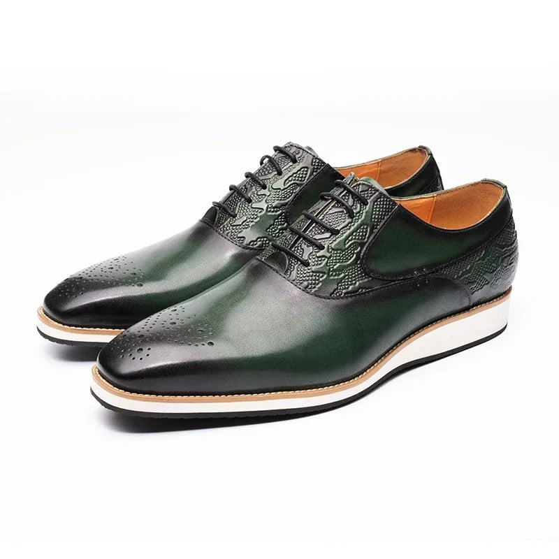 Bauluvio - Brogue-Schuhe aus Leder