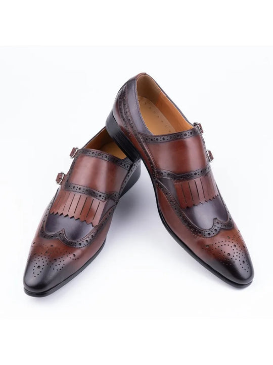 Bauluvio - Bequeme Monk Strap Brogues