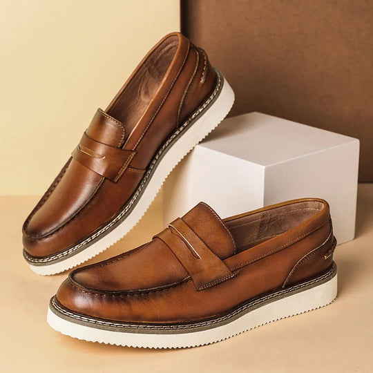 Bauluvio - Loafer aus echtem Leder