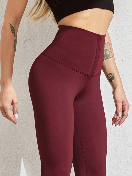 Bauluvio - Weit geschnittene einfarbige Leggings für Frauen