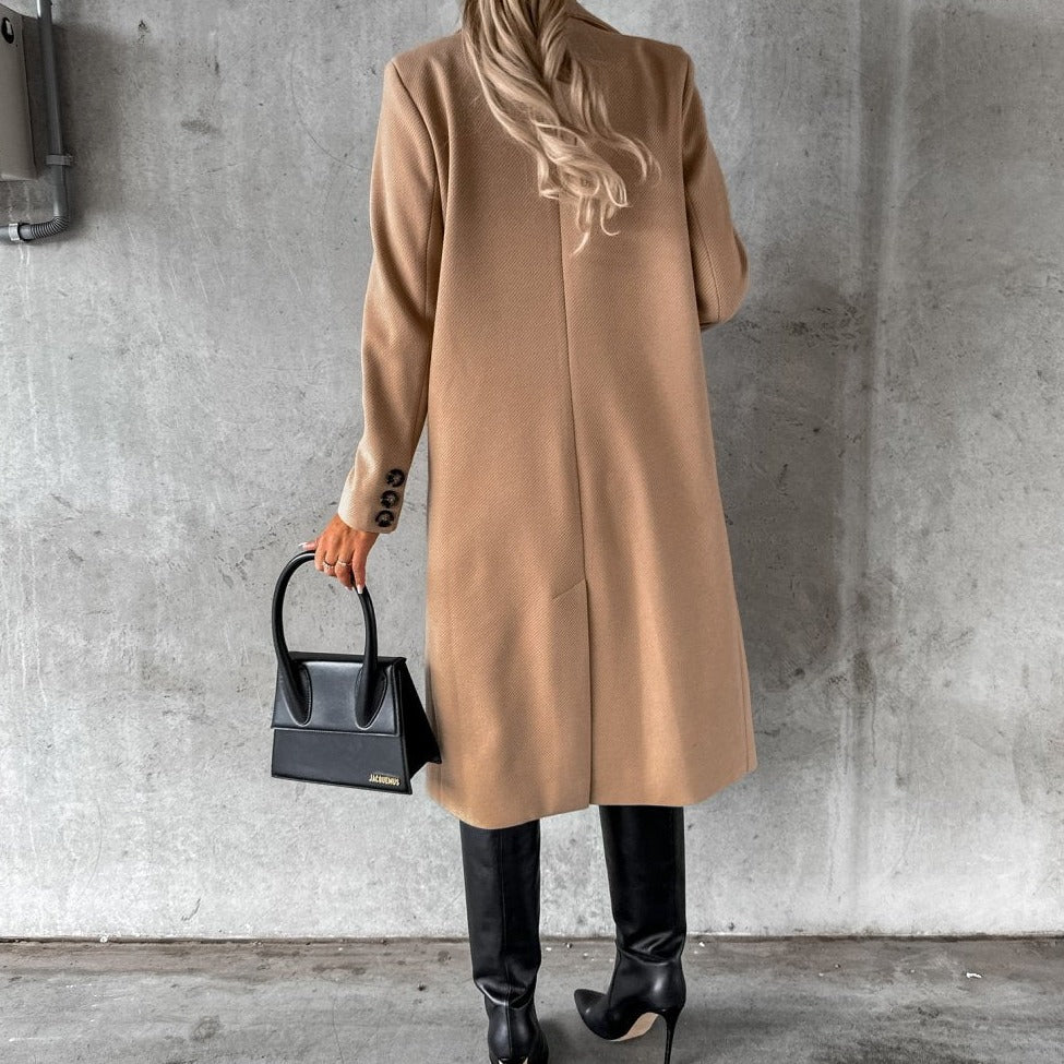 Bauluvio - Lässiger warmer Damen-Winter-Trenchcoat