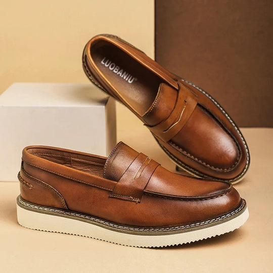 Bauluvio - Loafer aus echtem Leder