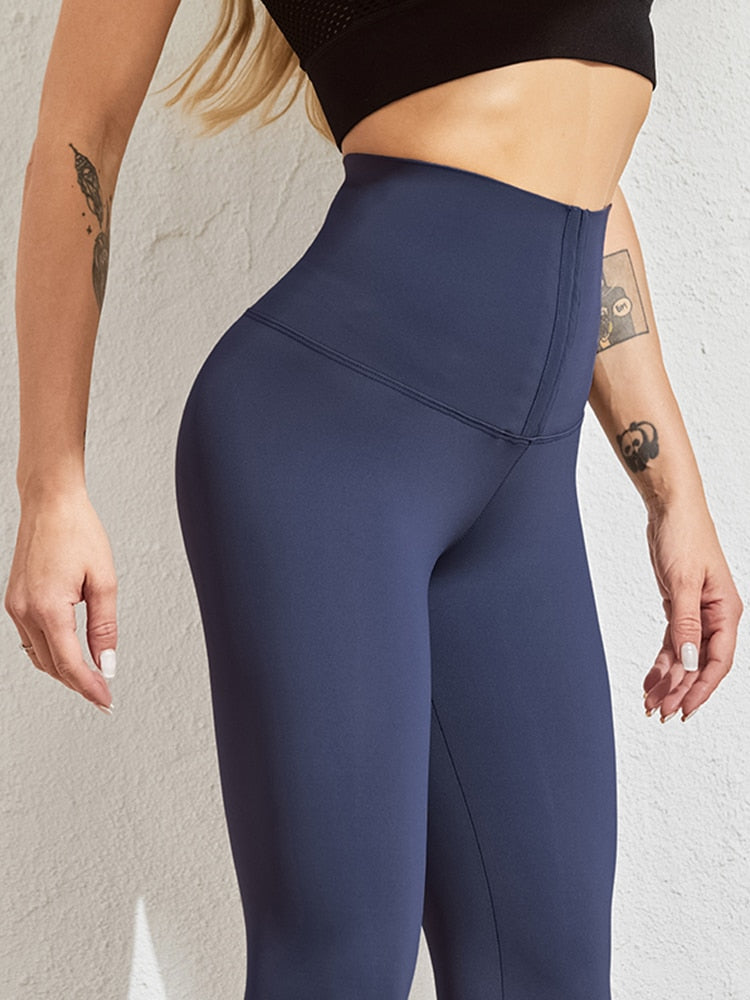 Bauluvio - Weit geschnittene einfarbige Leggings für Frauen