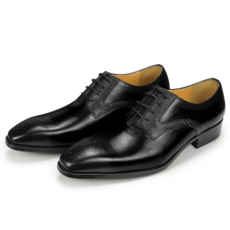 Bauluvio - Luxe Business Brogue Oxfords für Männer