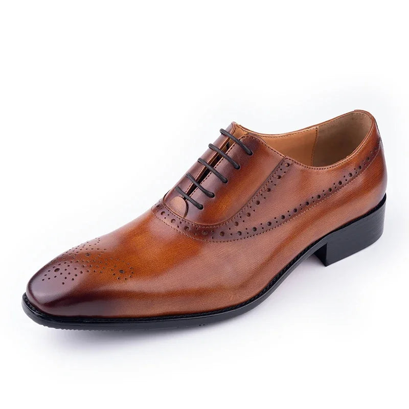 Bauluvio - Handgefertigte Herren Oxford Schuhe