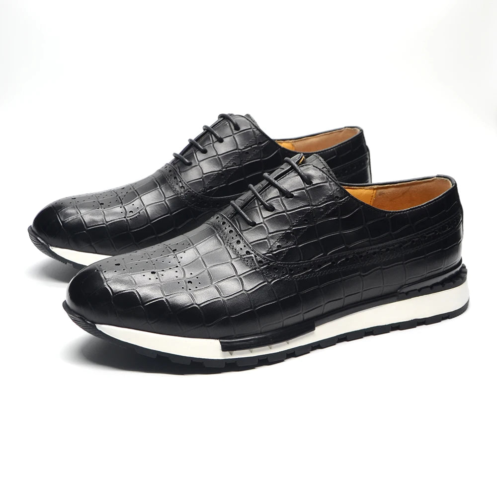 Bauluvio - Vintage Luxe Oxford Turnschuhe