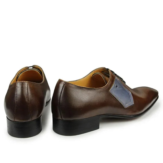 Bauluvio - Leder-Office-Oxford-Schuhe