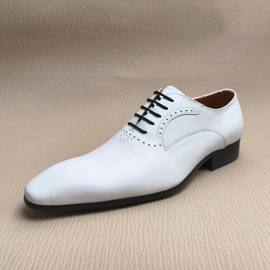 Bauluvio - Weiße Hochzeit Oxford Brogues