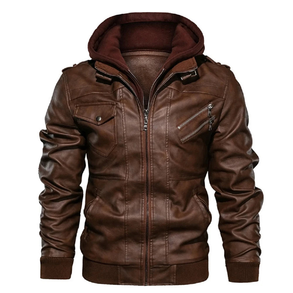 Bauluvio - Herbst Casual Biker Jacke