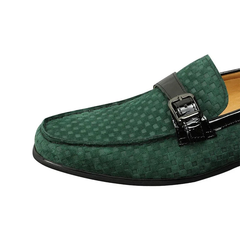 Bauluvio - Loafers aus Wildleder mit Metallschnalle