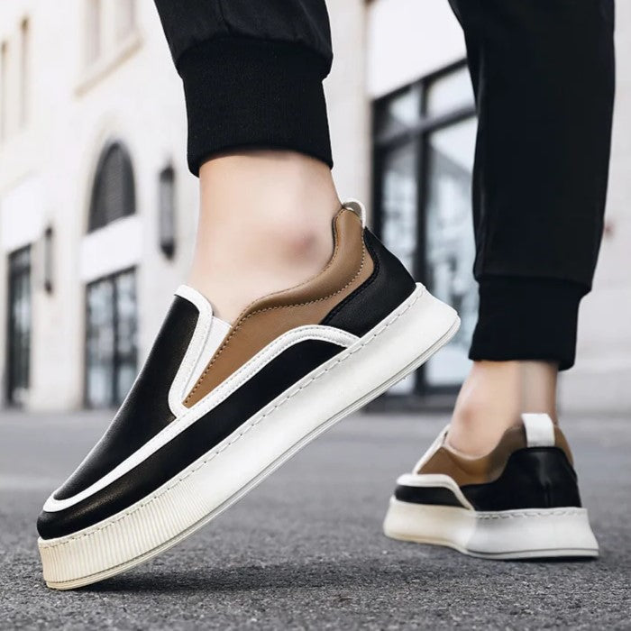 Bauluvio - Klassische Slip-On-Sneakers aus Canvas