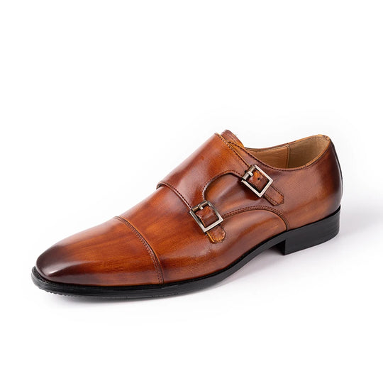 Bauluvio - Herren Oxford Schuhe mit spitzer Zehe