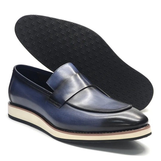 Bauluvio - Luxe Leder Penny Loafers