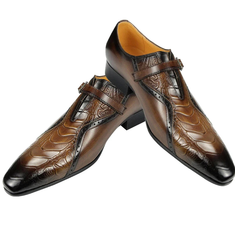 Bauluvio - Modische Brogue-Schuhe aus Leder