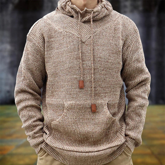 Bauluvio - Strickpullover mit Schnürung für Männer