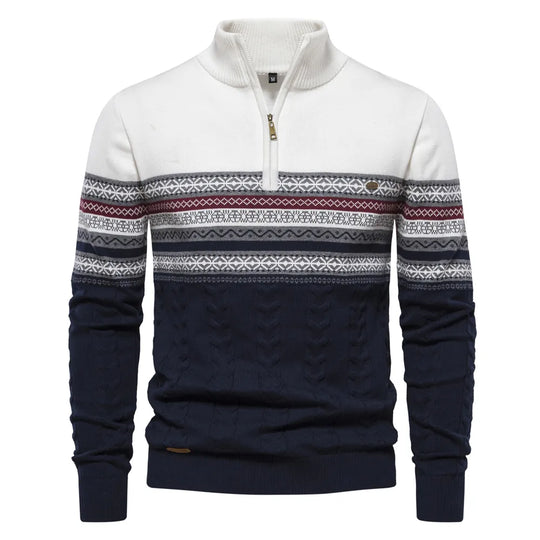 Bauluvio - Pullover mit Tribal-Print für Männer