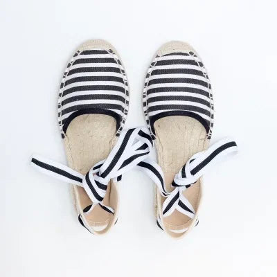 Bauluvio - Espadrille-Flats aus Canvas für Frauen