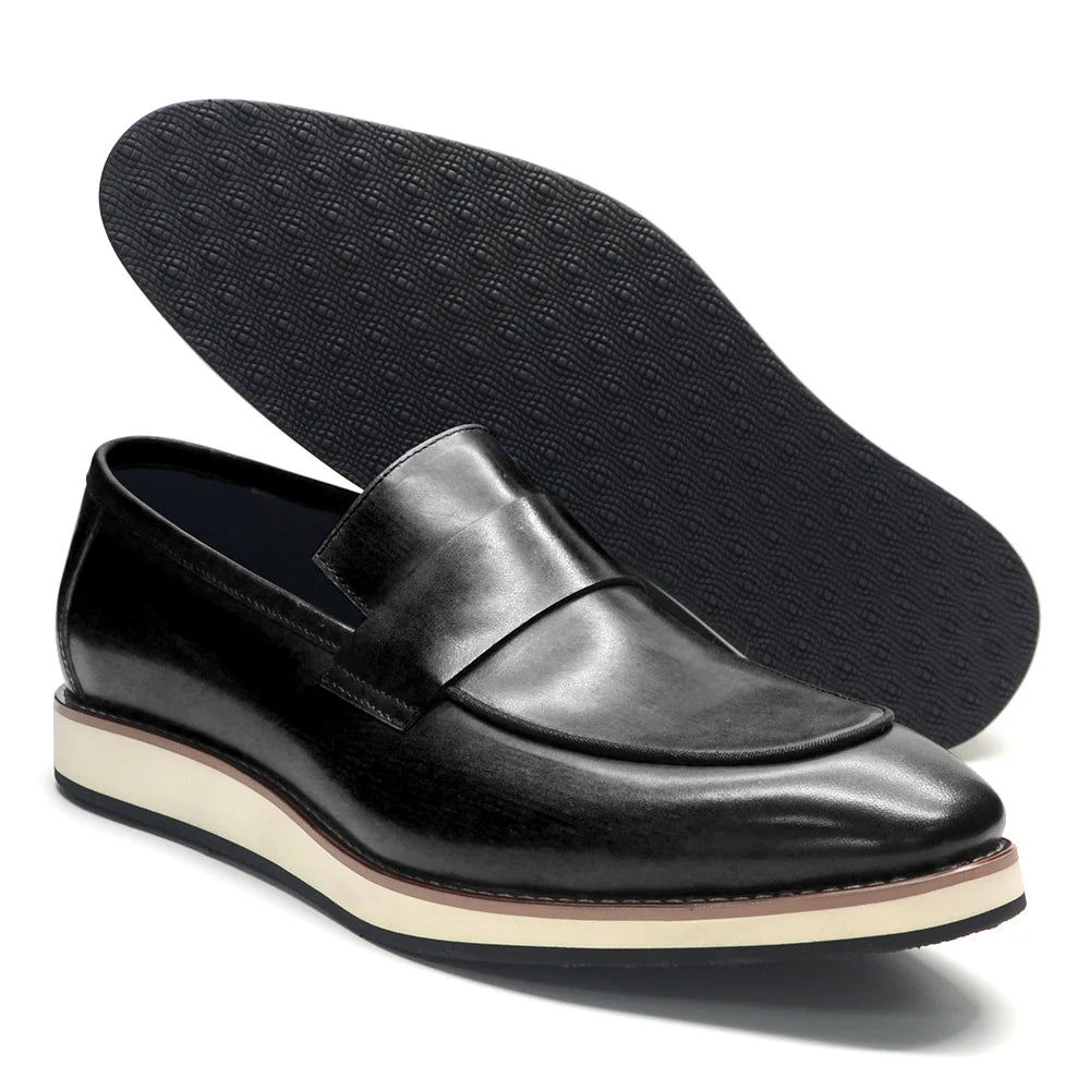 Bauluvio - Luxe Leder Penny Loafers