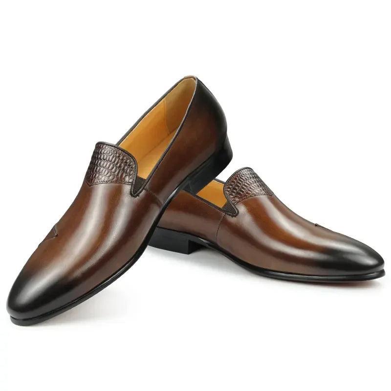 Bauluvio - Handgefertigte Leder-Dress Loafers