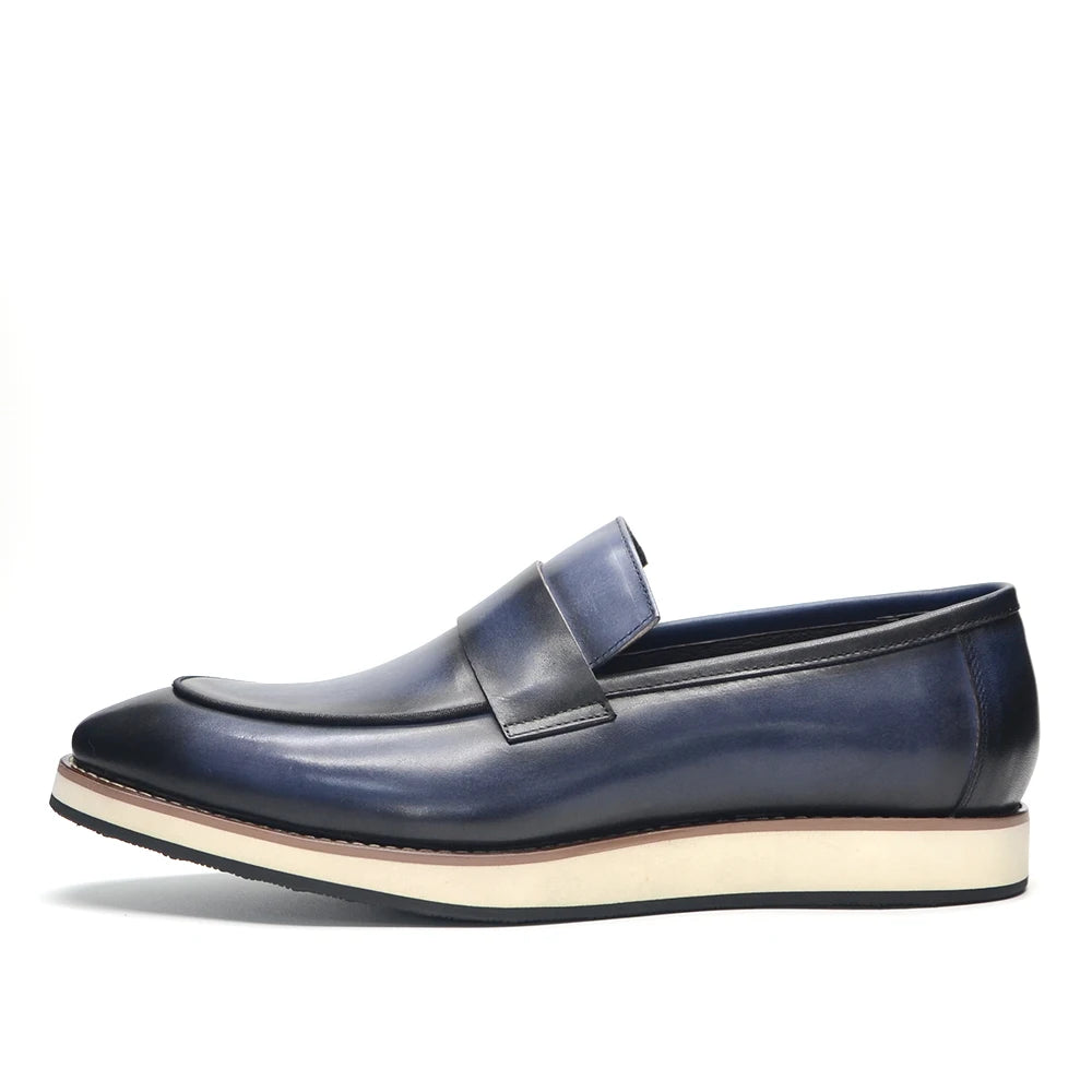 Bauluvio - Luxe Leder Penny Loafers