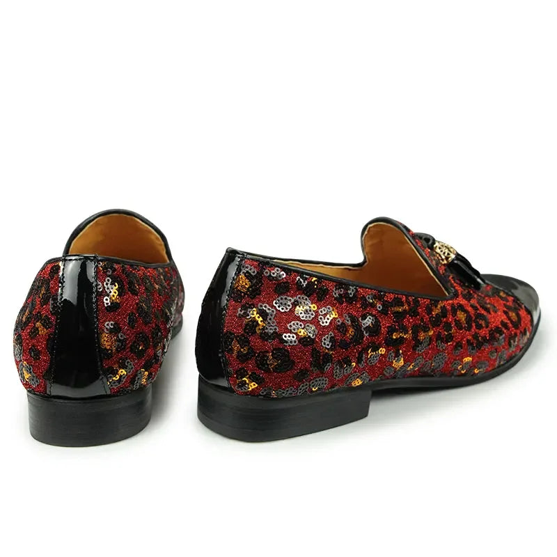 Bauluvio - Rote Lackleder-Loafer