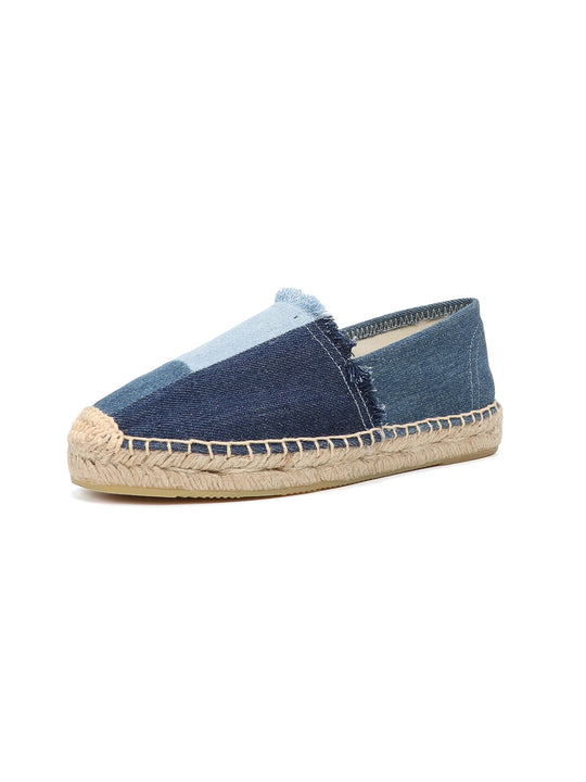 Bauluvio - Espadrilles aus Denim-Patchwork