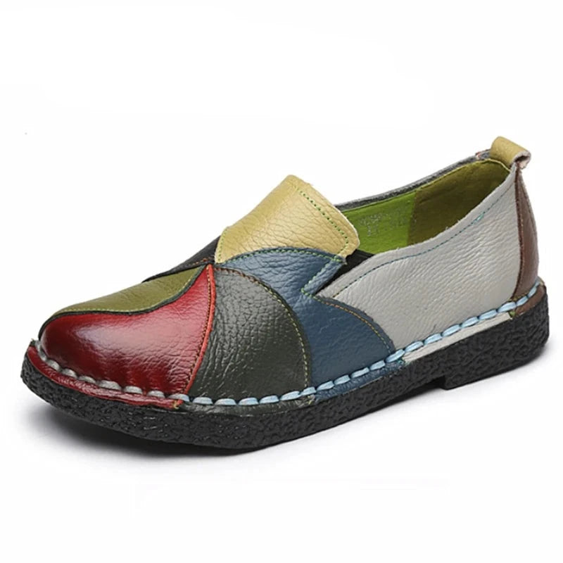 Bauluvio - Multicolored Leder Loafers für Frauen