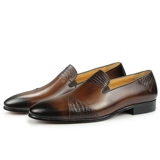 Bauluvio - Handgefertigte Leder-Dress Loafers