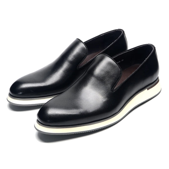 Bauluvio - Klassische Herren Loafers aus Leder