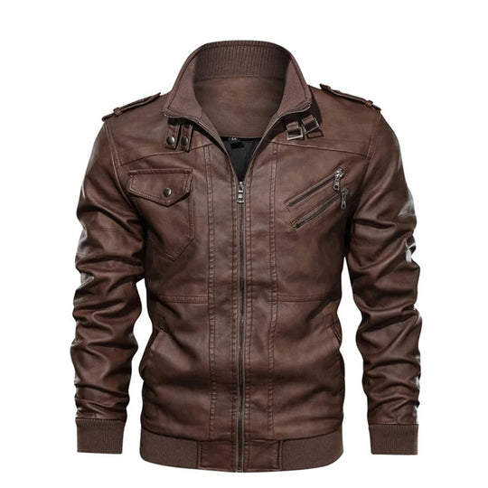 Bauluvio - Herbst Casual Biker Jacke