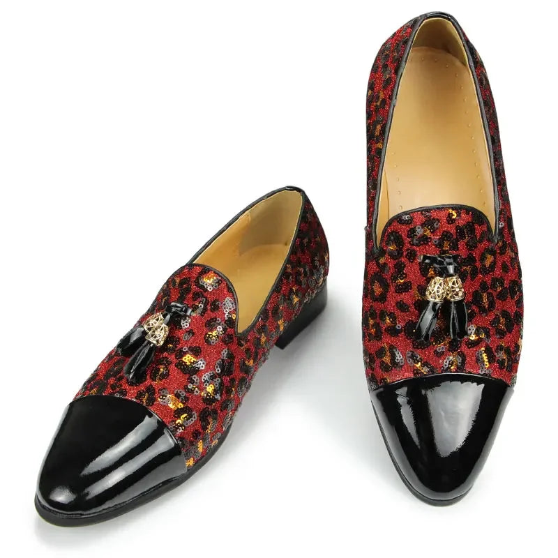 Bauluvio - Rote Lackleder-Loafer