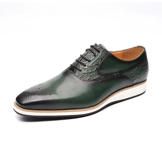 Bauluvio - Brogue-Schuhe aus Leder