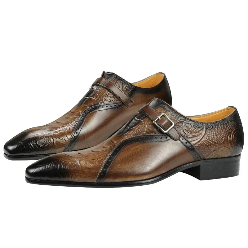 Bauluvio - Modische Brogue-Schuhe aus Leder