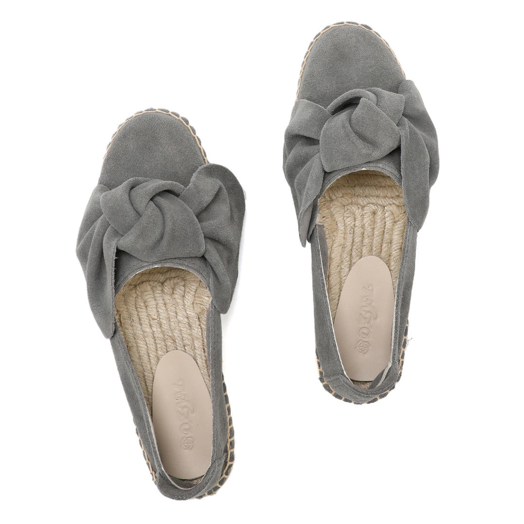 Bauluvio - Flache Plateau-Espadrilles für Frauen