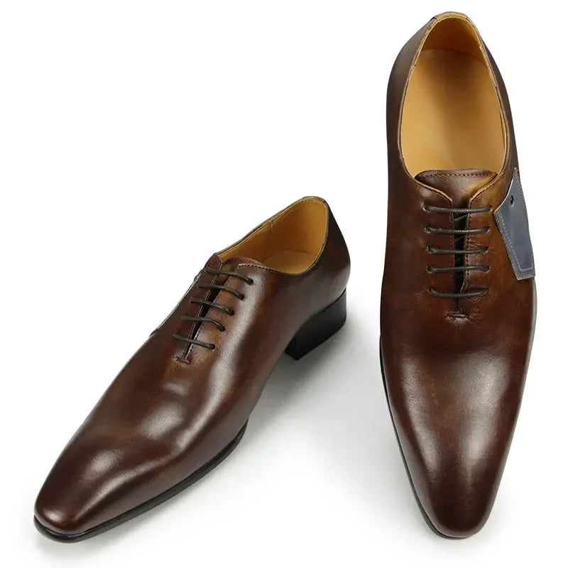 Bauluvio - Leder-Office-Oxford-Schuhe