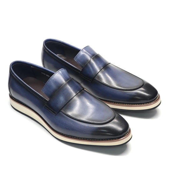 Bauluvio - Luxe Leder Penny Loafers