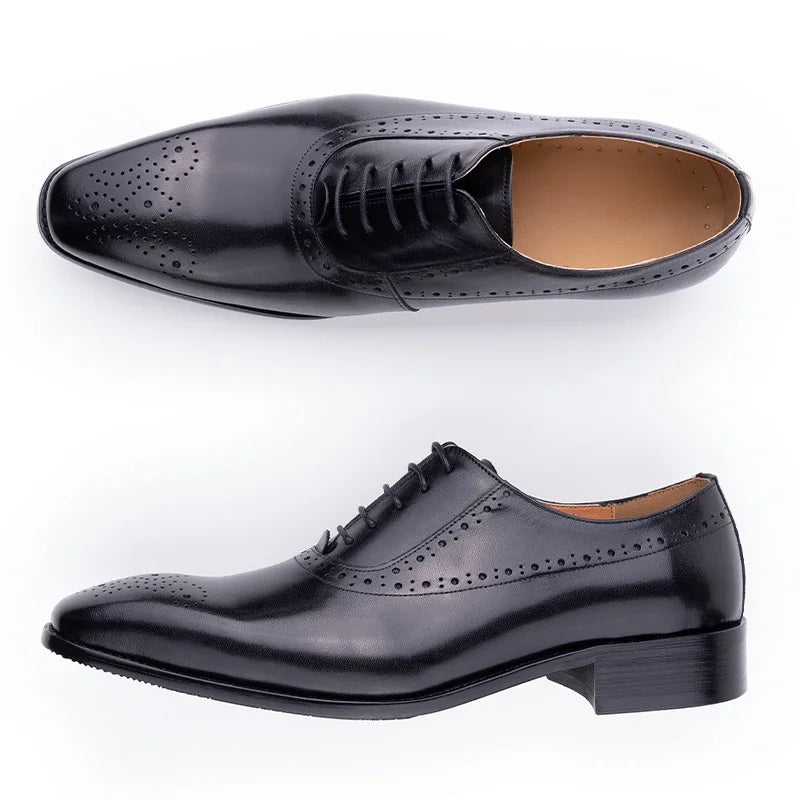 Bauluvio - Handgefertigte Herren Oxford Schuhe