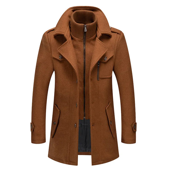 Bauluvio - Herren Winterjacke in Camel