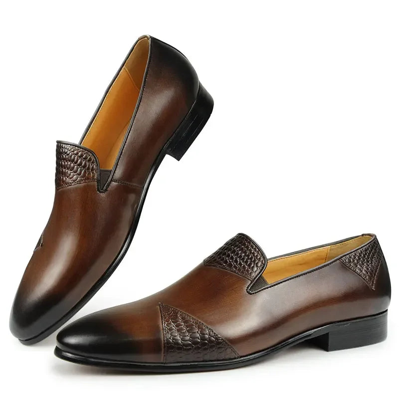 Bauluvio - Handgefertigte Leder-Dress Loafers