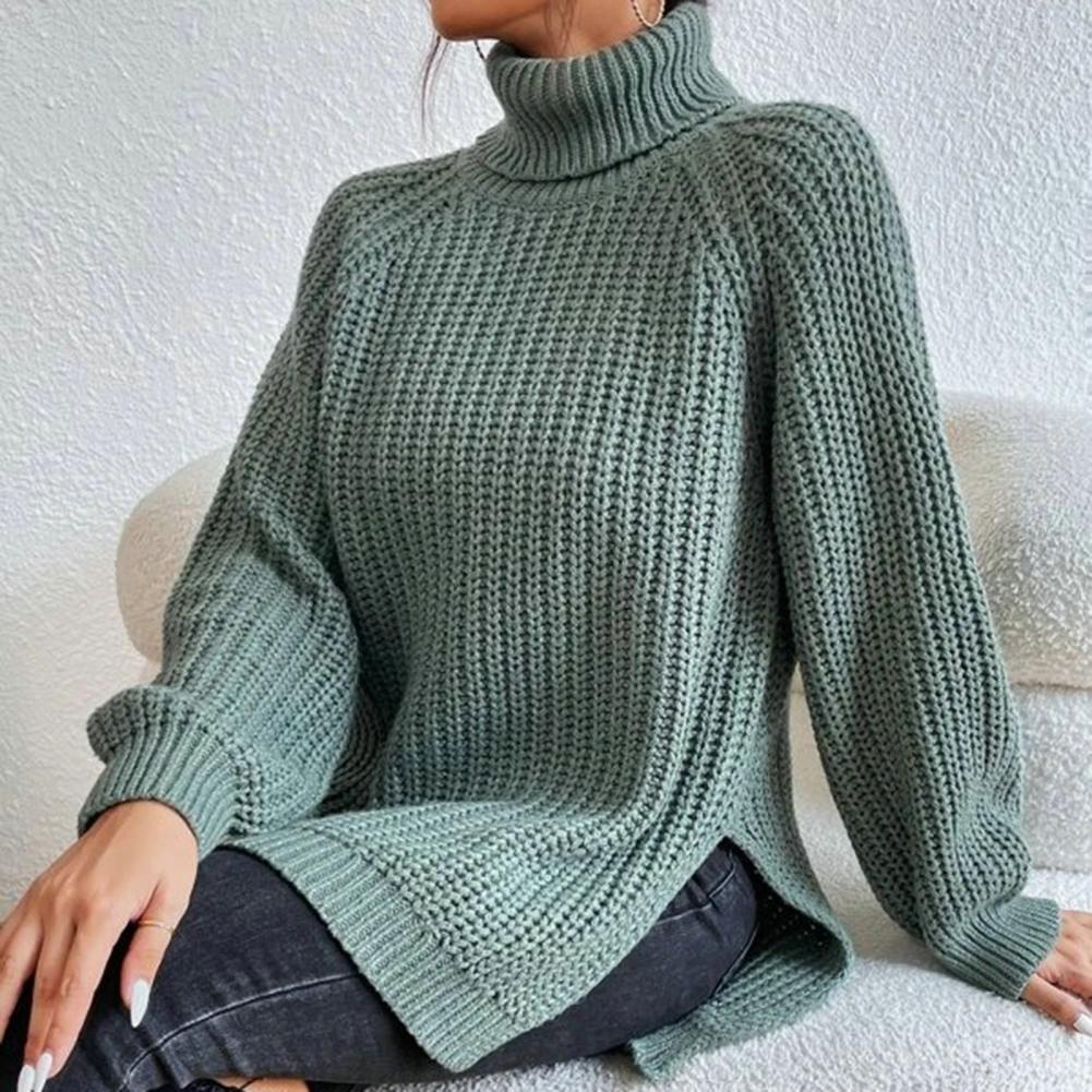 Eleganter Damen-Rollkragenpullover