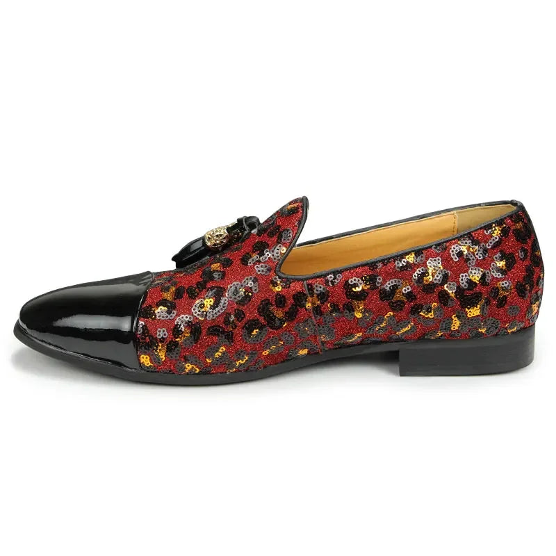 Bauluvio - Rote Lackleder-Loafer