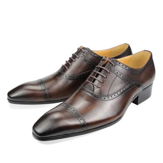 Bauluvio - Männer Oxford Lace Up Schuhe