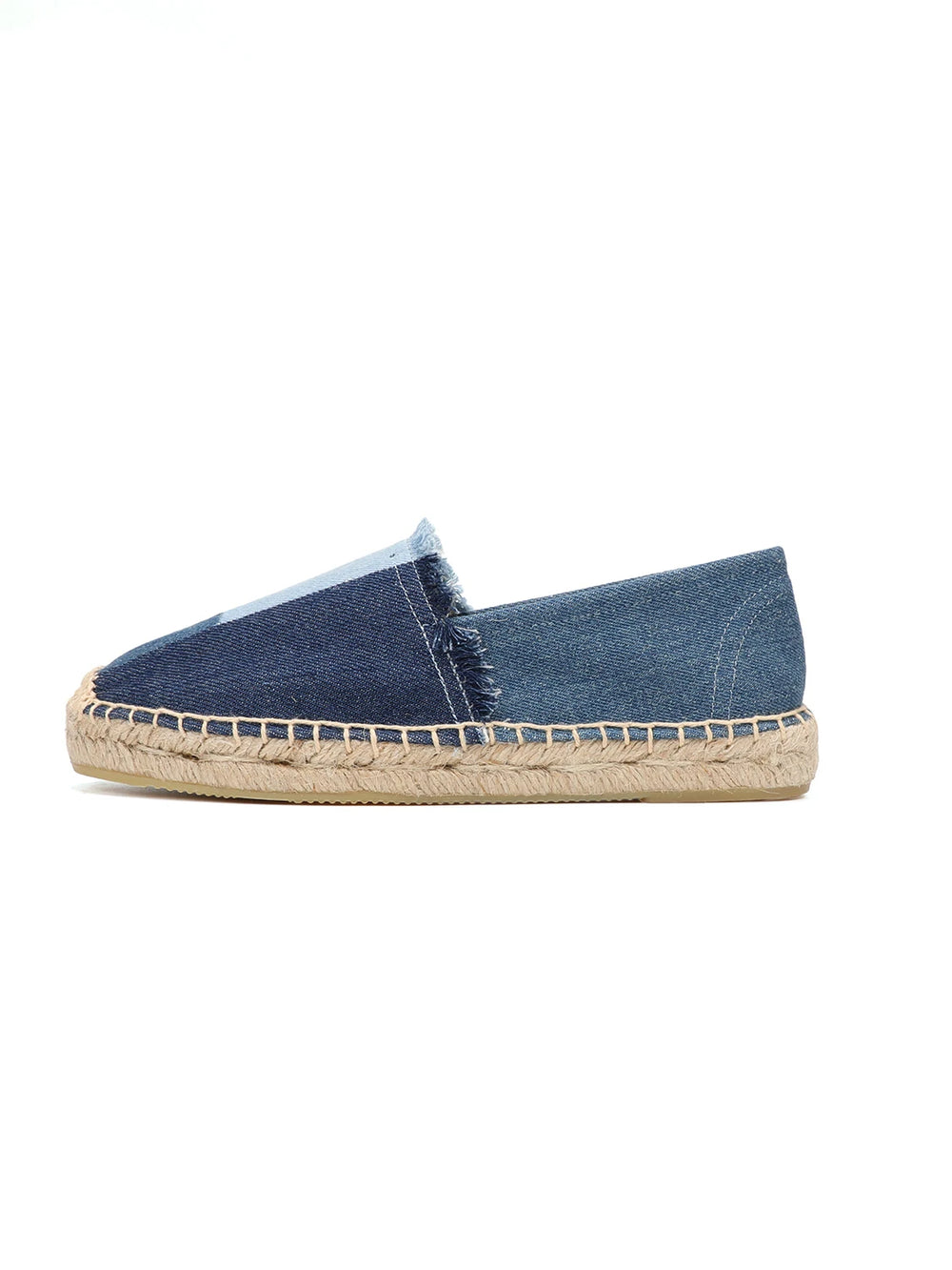 Bauluvio - Espadrilles aus Denim-Patchwork