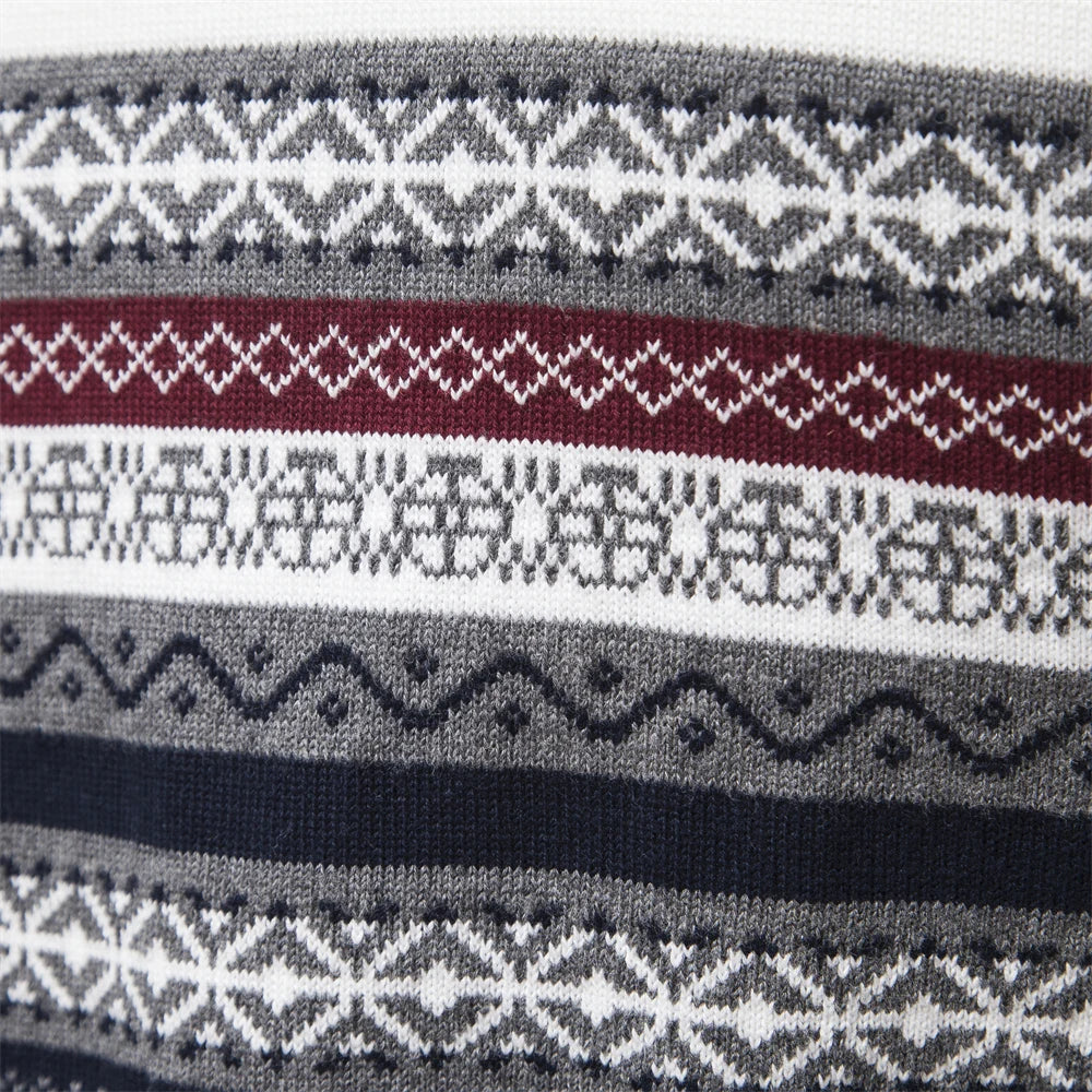 Bauluvio - Pullover mit Tribal-Print für Männer